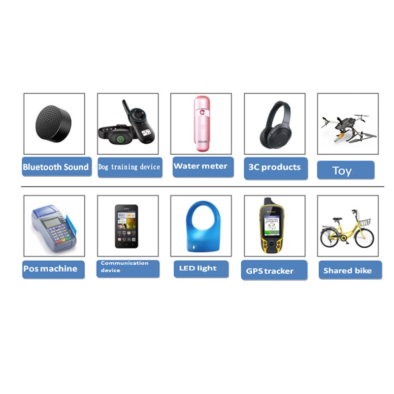 PURFIELD Batteria Ricaricabile Li-pol 2000mAh - 50x34x10mm - GPS, Altoparlante, Cuffie, Fotocamera