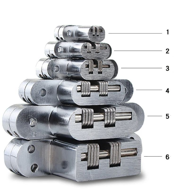 1PC Stainless Steel Hidden Hinges 180° Invisible Folding Window Door Hinge With Screws Furniture Hardware Accessories