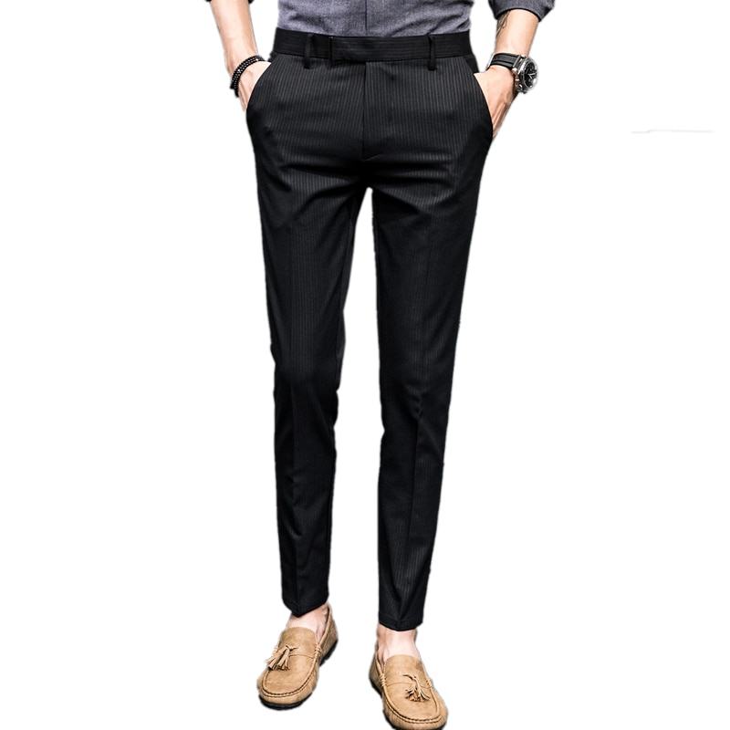 Lente en herfst tiener heren pantalon slanke herenbroek herfstbroek heren 28 29 30 31 32 33 34 36
