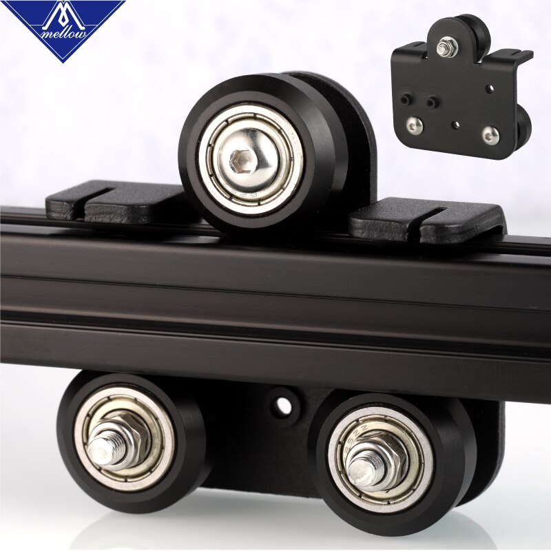 Mellow Openbuilds CR10 Extruder Back Support Plate Kit With 625zz Idler Pulley For Creality CR-10 10s Ender 3 S4 S5 3D Printers