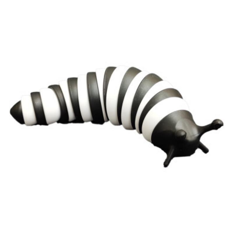Fidget slug lelu nivelletty joustava peristaltiikka 3d painettu kaikenikäisille stressin lievitys ahdistusta lievittävä aistilelut lapsille aikuisille