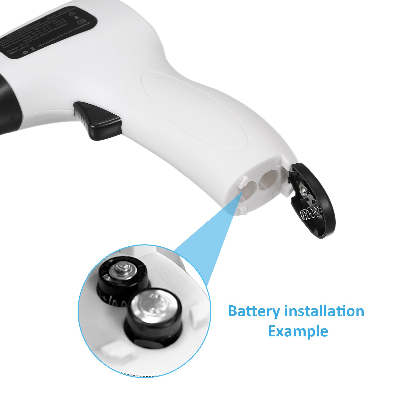Voice Broadcast Non-contact Infrared Thermometer Forehead Temperature Measurement LCD 3 Colors Backlight Digital Display ℃/℉