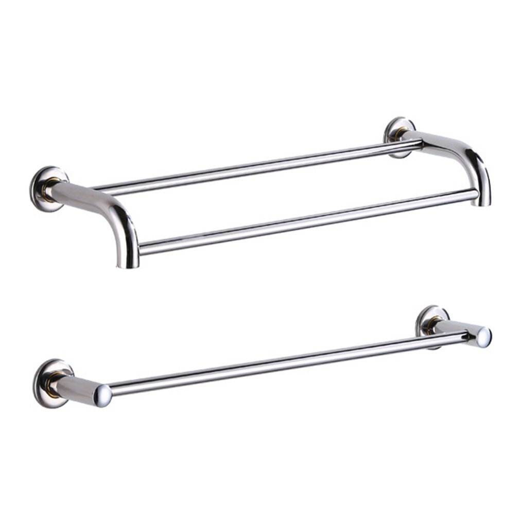 Toallero de acero inoxidable antióxido 40 cm/50 cm/60 cm/70 cm/80 cm barra multifuncional inodoro baño Baño estante de almacenamiento