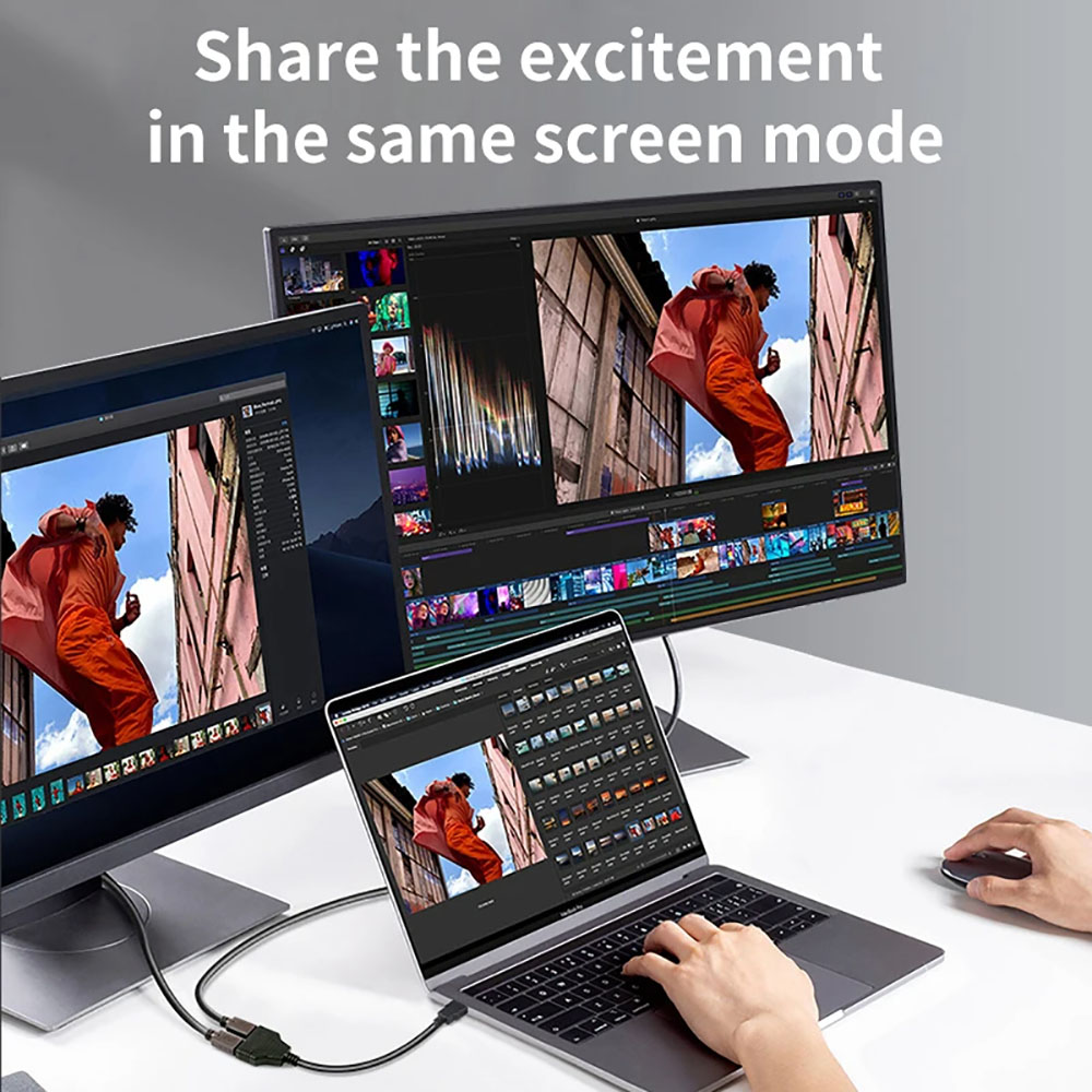 HDMI Splitter Adapter Kabel 1 Male Naar Dual HDMI 2-weg Vrouwelijke 4K 3D Y Splitter Kabel voor Laptop TV Monitor 1080P 1 in 2 Out