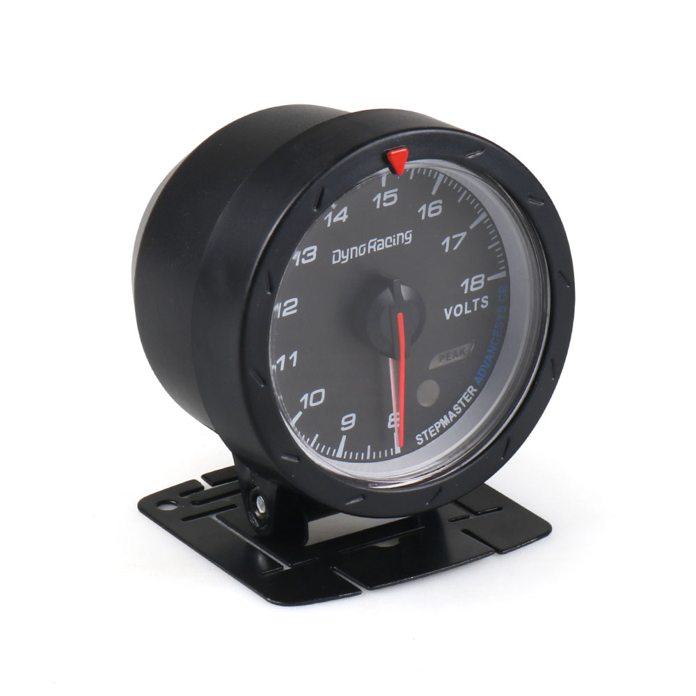 Dynoracing 60 MM Auto Voltmeter 8-18 V Spanning Gauge Rood & Wit Verlichting Volt Gauge Auto Meter Voor 12 V Auto BX101472