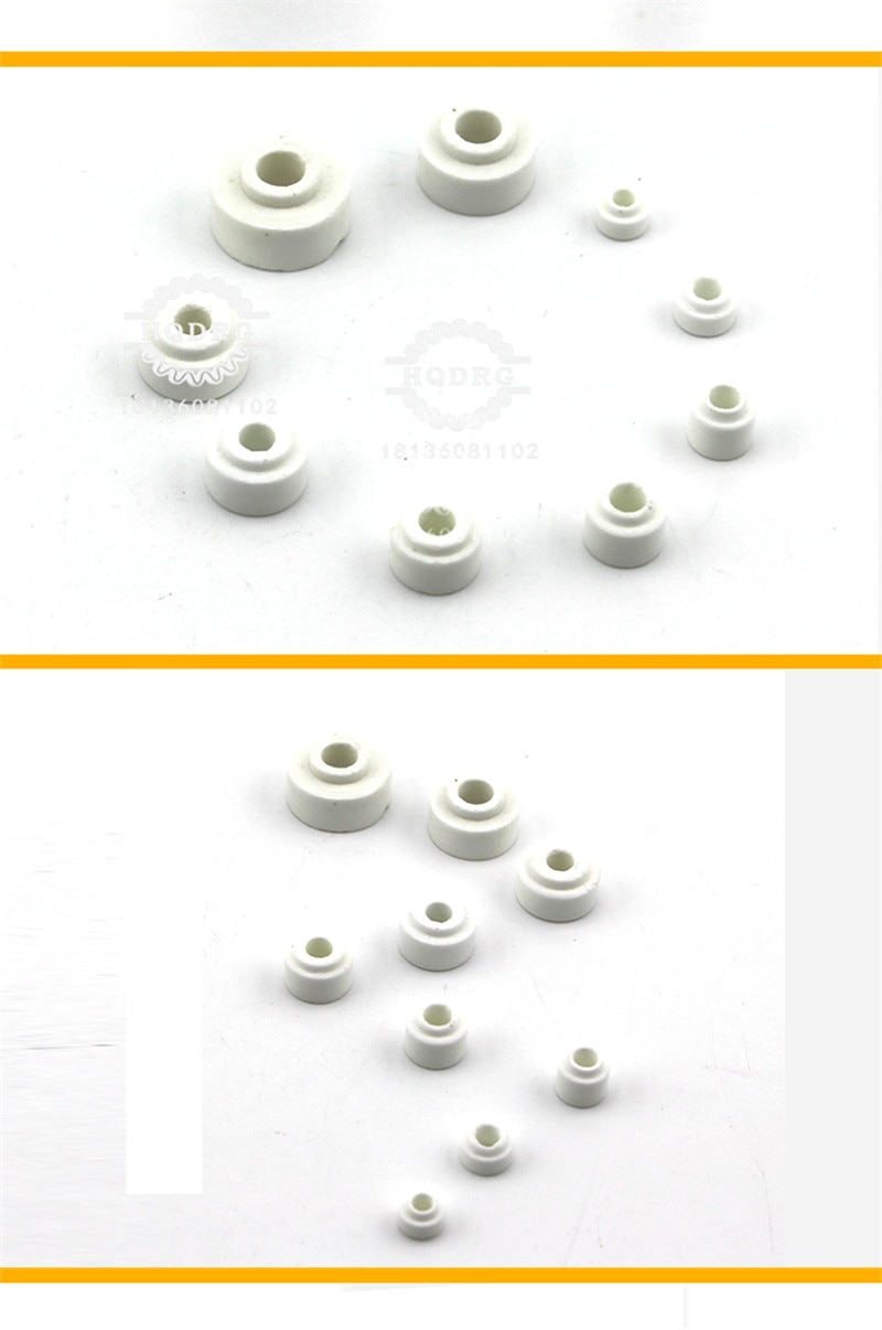 Ceramic gasket Diameter=16mm/High temperature ceramic beads/Insulating ceramic gasket/Heating tube/ Porcelain joint terminal
