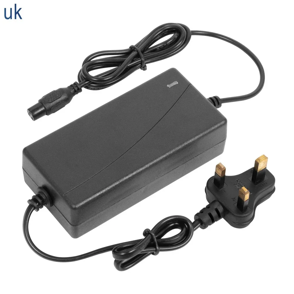 42v 2A Lithium Electric E Bike Battery Charger Li ion Chargers for Ebike Hoverboard Self-Balancing Scooter Bicycle Accessories: Red