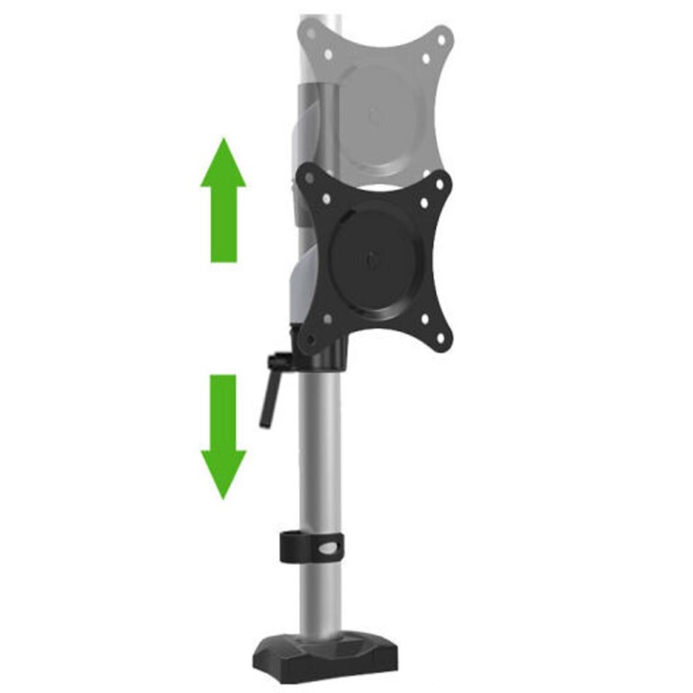 HONGHUA 15"-27" LCD LED Lift Rotary Monitor Holder Arm Full Motion Computer Desktop Grommet Bracket Loading 8kgs