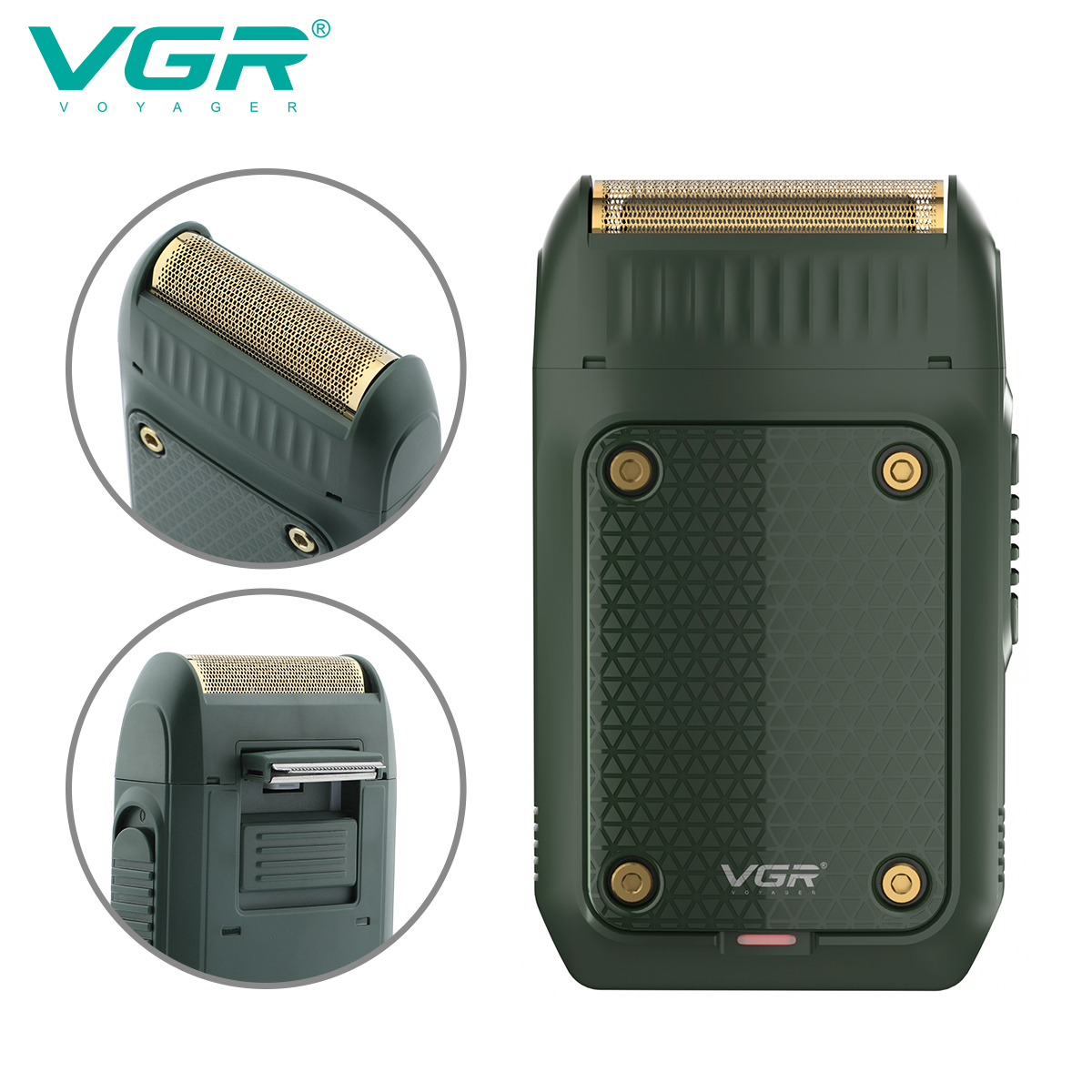 VGR tondeuse tondeuse à barbe pour hommes rasoir electrique homme rasoir rasoir homme Rasoir électrique Rasoir Portable Machine à raser Mini Tondeuse à barbe Le rasoir Réciproque Rasoir pour hommes V-353