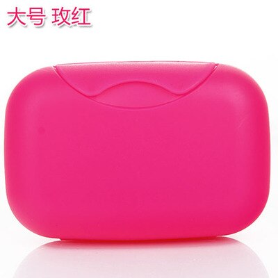 Plastic Travel Hygiene Storage Box Small Portable Storage Box with Buckle for Easy Cleaning Leak Proof Soap Holder: style9