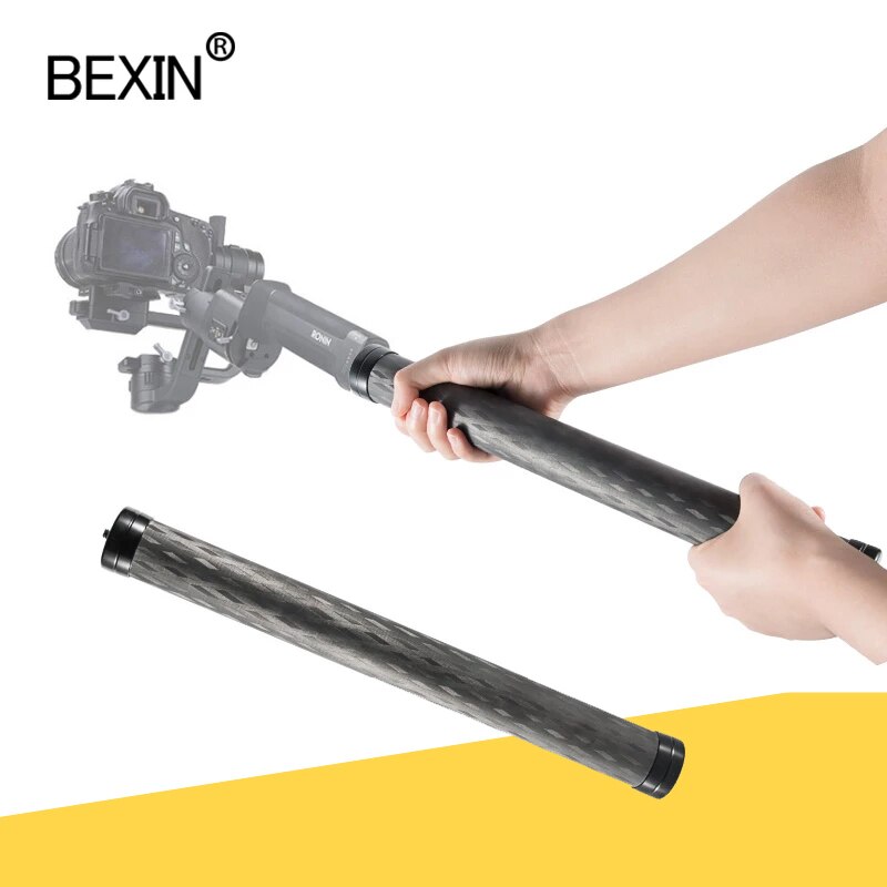 BEXIN Carbon fiber extension monopod lightweight handheld PTZ stand mount shooting camera stabilizer bar for dslr camera video