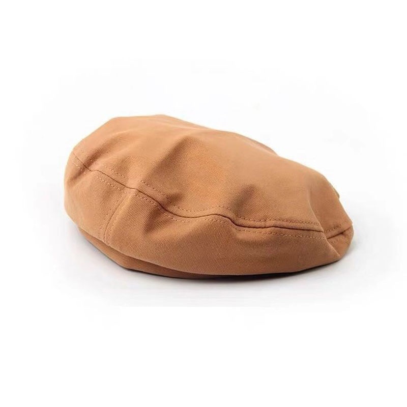 MATTYDOLIE, boina negra para mujer, otoño e invierno, estilo intelectual Retro sencillo, sombrero de pintor, sección delgada, sombrero, gorro octogonal sólido salvaje