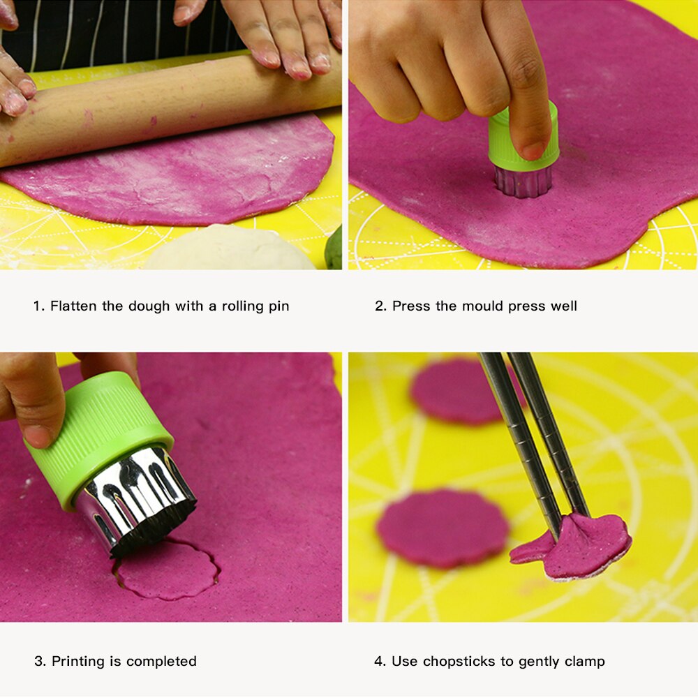 Stainless Steel Star Heart Shape Vegetables Cutter Cake Cookie Biscuit Cutting Tool Vegetable Fruit Cutter Mold For Kitchen