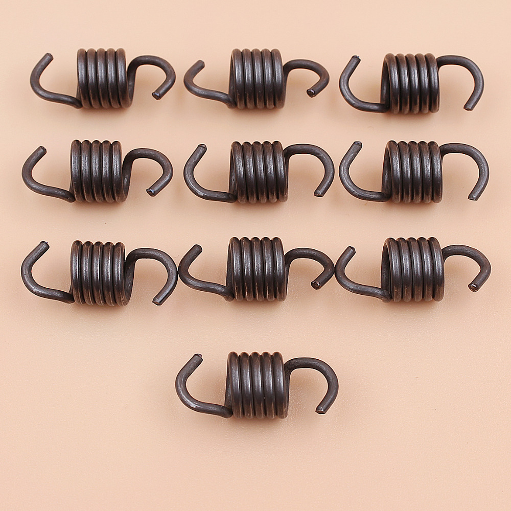 10pcs/lot Chainsaw Clutch Spring fit Chinese 2500 Zenoah Komatsu G2500 25cc Timberpro Lawnflite Small Gasoline Chain Saw Spares