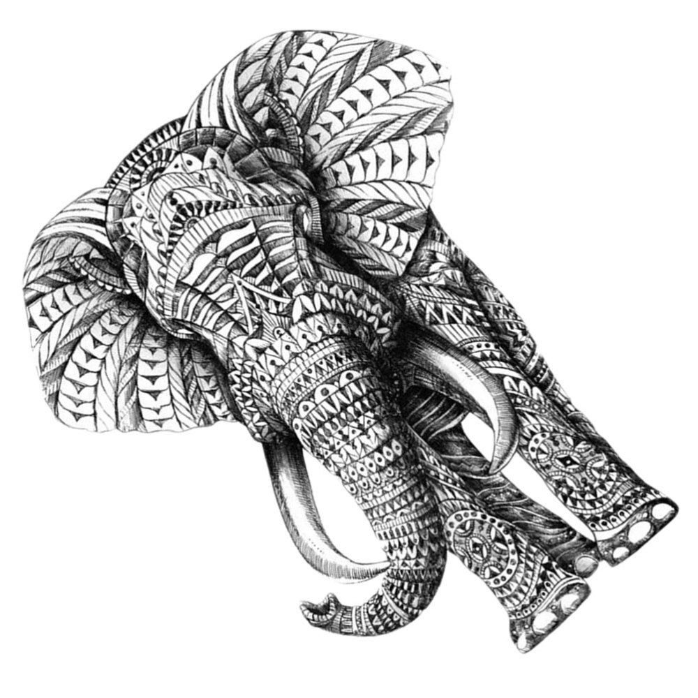 1Pc Leuke Nuttig Chic Grappige Unieke Olifant Vormige Sticker Voor Home Shop Muur: Default Title