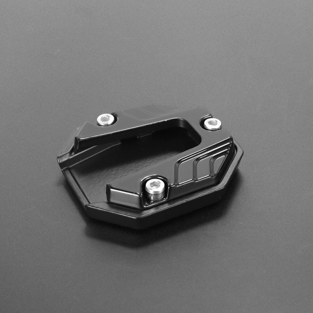 Universele Scooter Motorcycle Bike Kickstand Extender Voet Zijstandaard Extension Pad Ondersteuning Plaat Antislip Vergrote Basis: Khaki