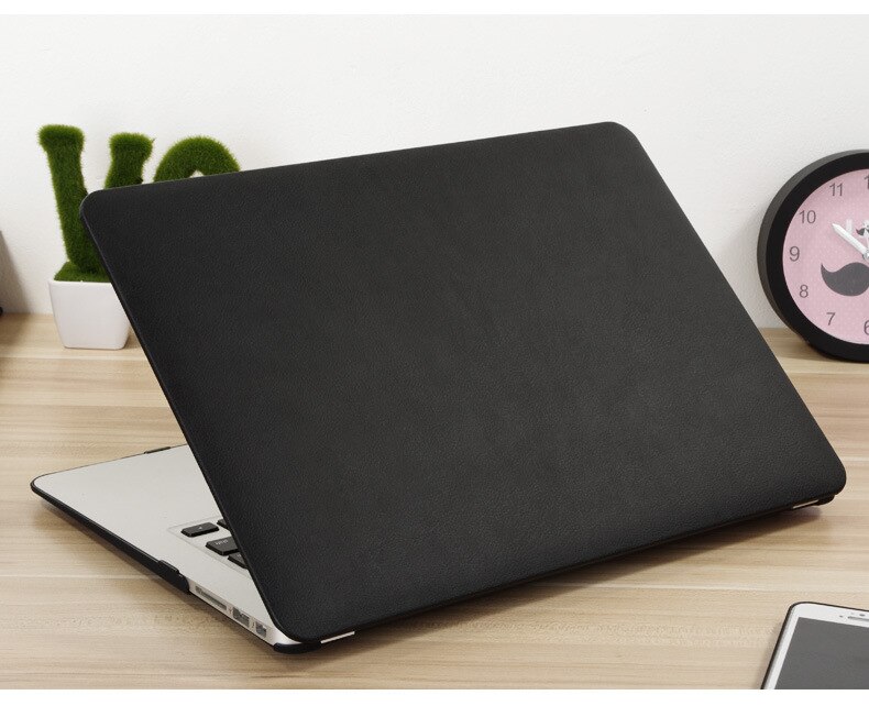 Leather Laptop Case For Macbook Air 13 A2179 A1932 M1 Chip A2337 A2338 For Macbook pro 13 A1706 A1708 A1989 Case Cover: black / M1 Chip Air 13 A2337