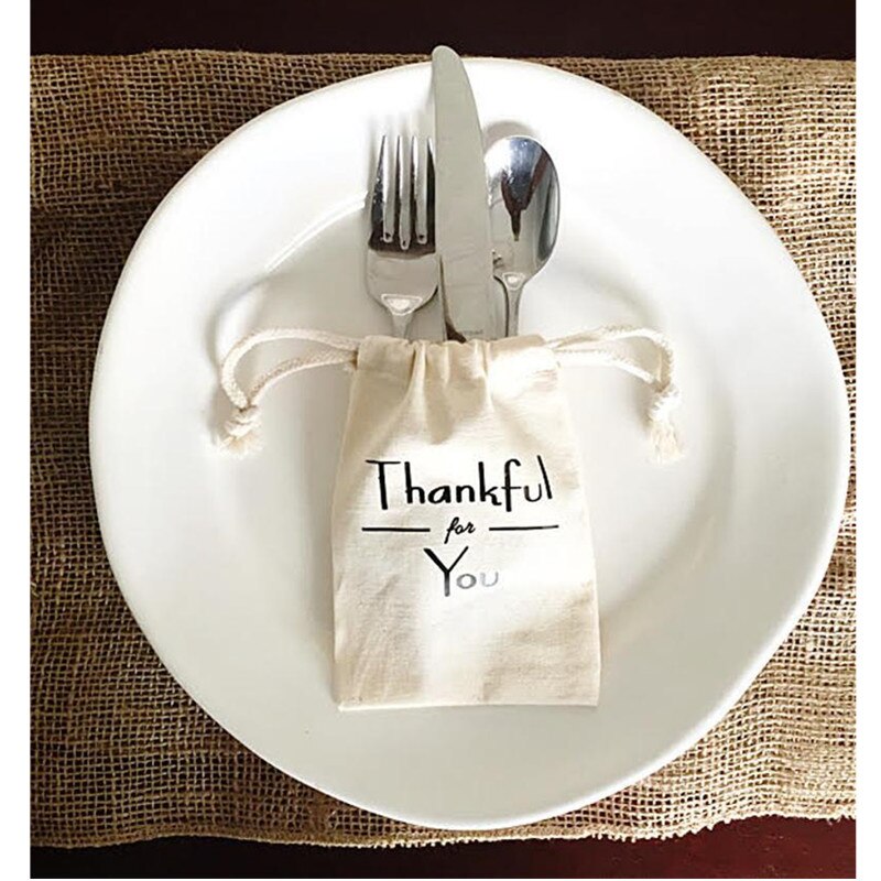 birthday party table decoration bag personalize welcome bags thank you bag cotton Drawstring bag hangovers Recovery Kit bag