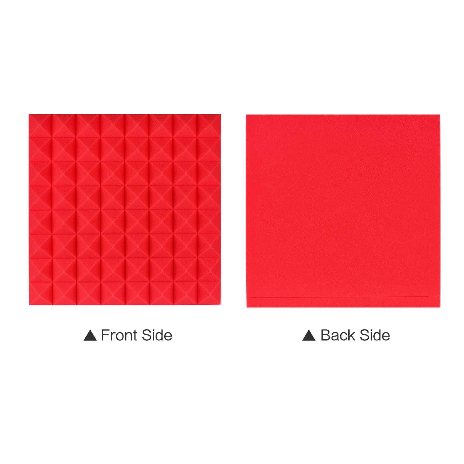 6PCS 20X20X2 Inches Acoustic Foam Panels Soundproof Foams Panels Wedges for Studio Home Walls Ceiling Sound Absorbing Insulation