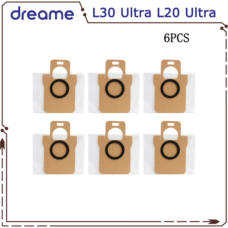 Dreame L20 Ultra L30 Ultra X20 Pro Robot Vacuum Parts Main Side Brush HEPA Filter Mop cloth Pad Dust Bag Spare accessories: Dark Grey