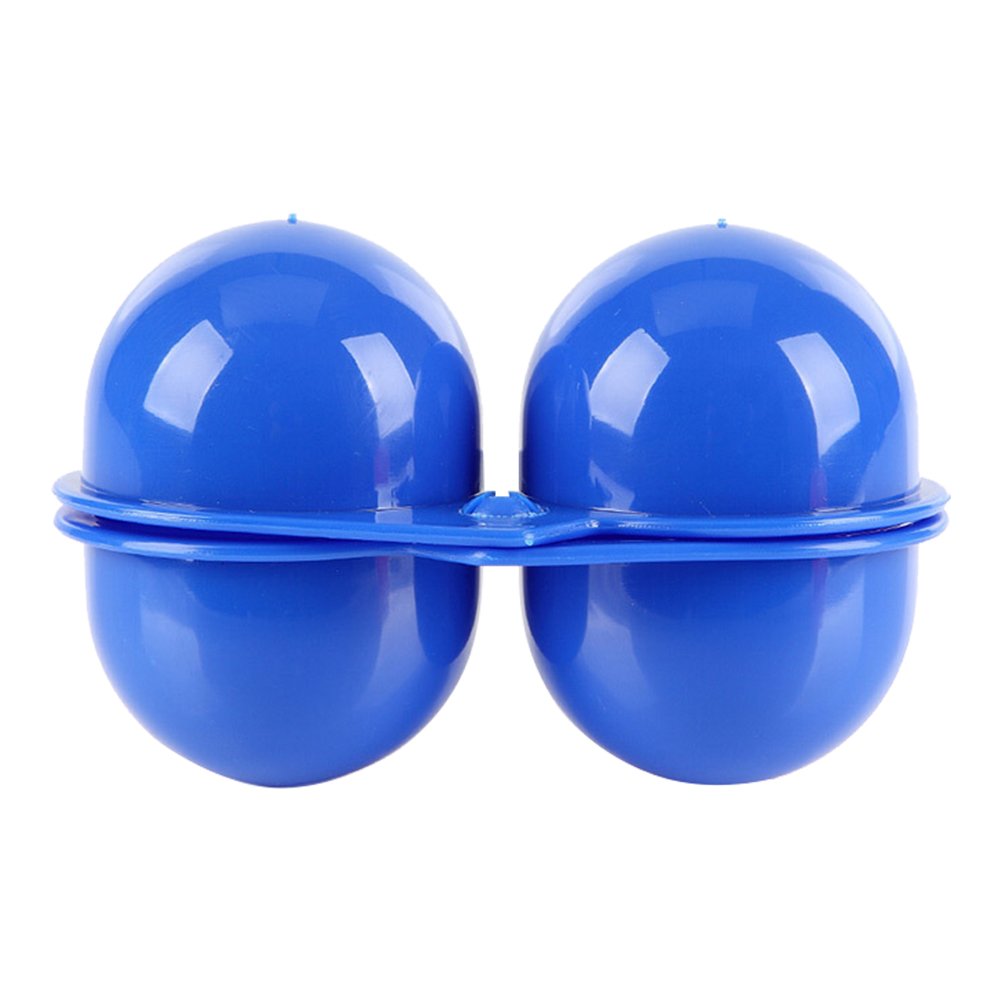 2/4/6/12 Grids Egg Storage Box Home Kitchen Organizer Egg Holder Container Case Portable Outdoor Camping Picnic Eggs Boxes Case: Blue 2 Grids