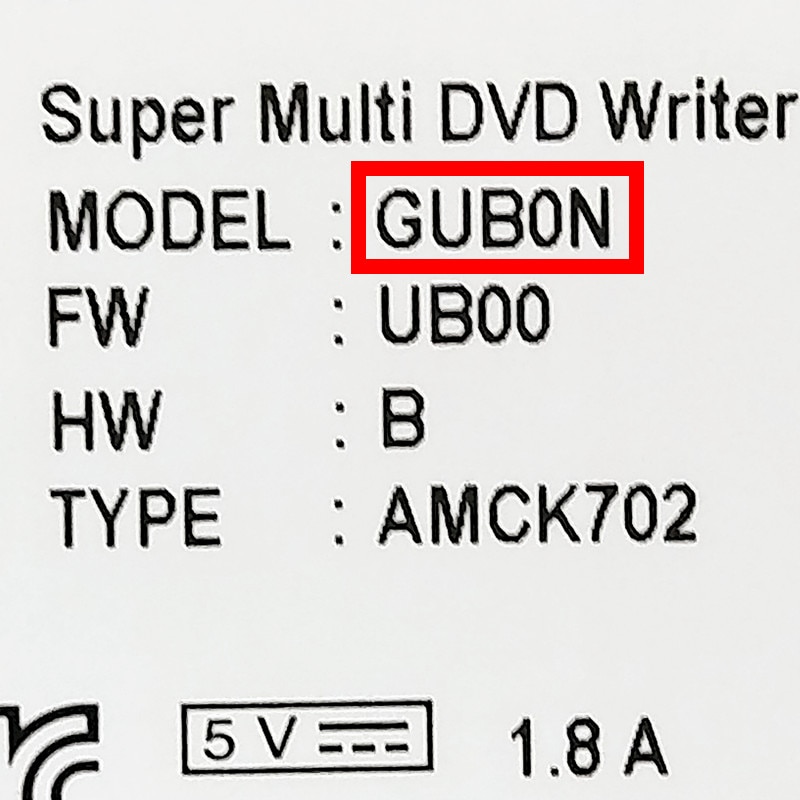 Neue Original DVDRW Ultra schlank 8X SATA Super Multi Dvd-brenner 9,5mm Stock MODELL: GUB0N GUD0N GUD1N DU-8A5LH
