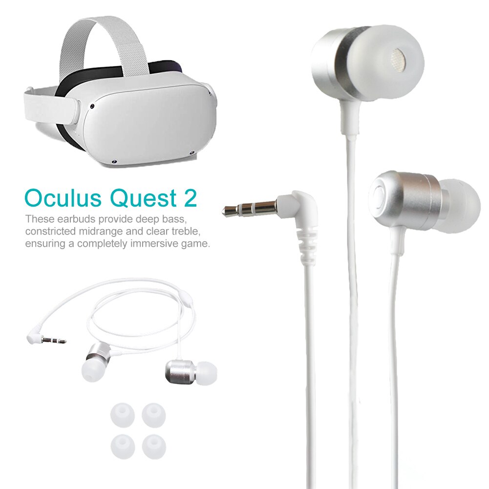Gaming Professionele Bedrade Oortelefoon 3D Stereo In Ear Diepe Bas Entertainment Vr Bril Hoge Prestaties Thuis Voor Oculus Quest 2