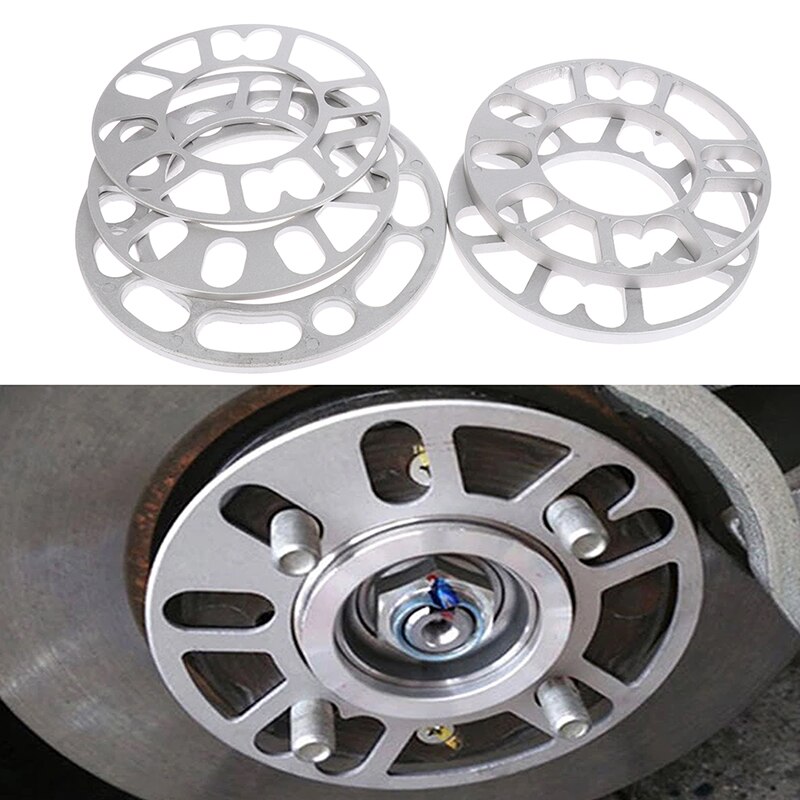 Changement de moyeu de roue Automobile, 1 pièce, 3mm 5mm 6mm 8mm 10mm, cales d&#39;espacement de roue, plaque adaptée à 4-5 trous 6 trous disponibles