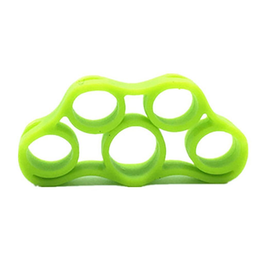Silicone Hand Exerciser Grip Strength Wrist Exercise Finger Stretcher Trainer Silicone Hand: green