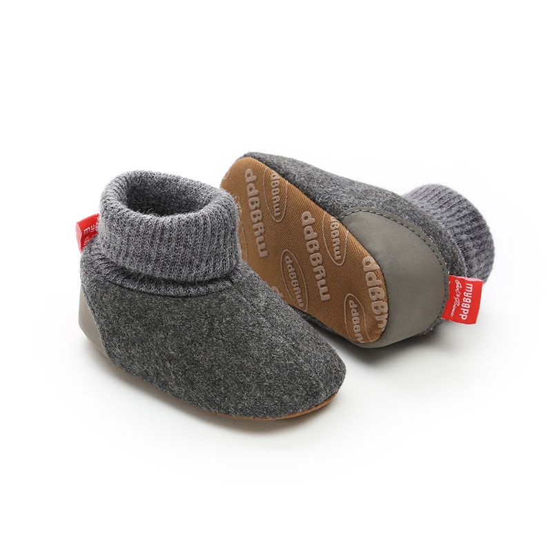 Winter baby jongens meisjes plus fluwelen warme laarzen baby jongen meisje antislip peuter instappers baby peuter eerste loopschoenen