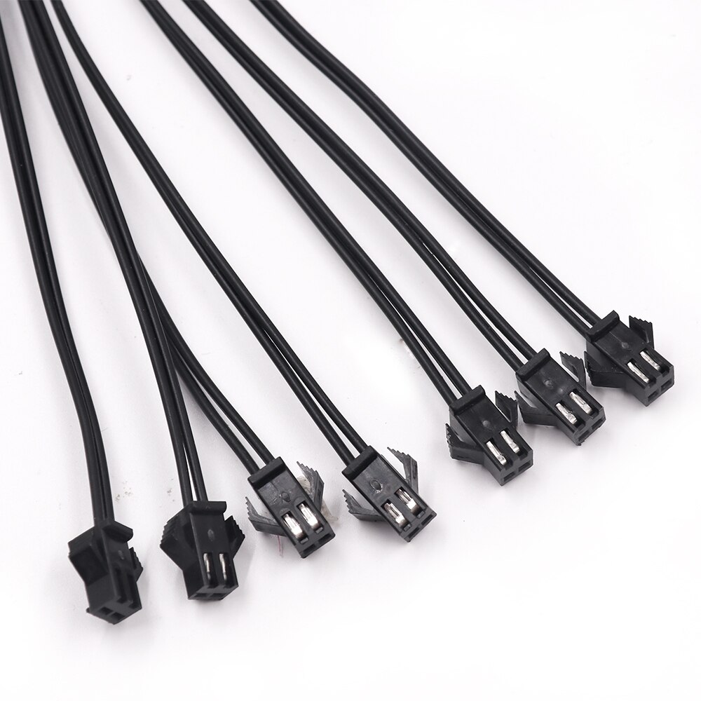 1 In 2/3/4/5/6/7/8/9/10 Jst Connector Splitter kabel 2Pin Connectors Voor 3V/5V/12V El Wrie Neon Light El Tape Strip Driver