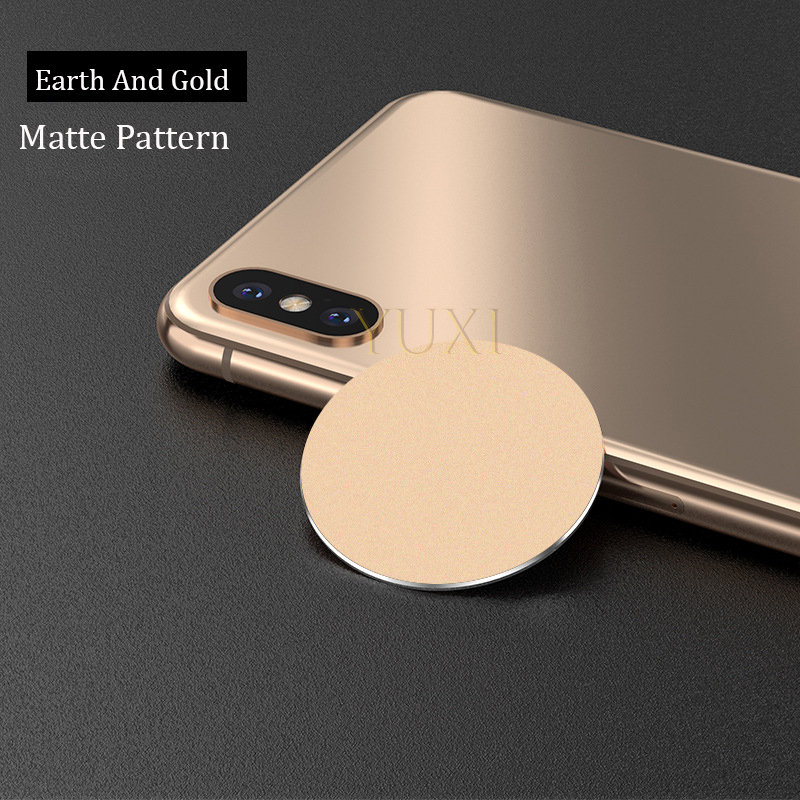 Dünne Metall Platte Disk Für Magnetische Auto Telefon Halfter Eisen Blatt Aufkleber Disk Für Magnet Tablette Schreibtisch Telefon Auto Ständer Halterung Runde: Himmel-Blau