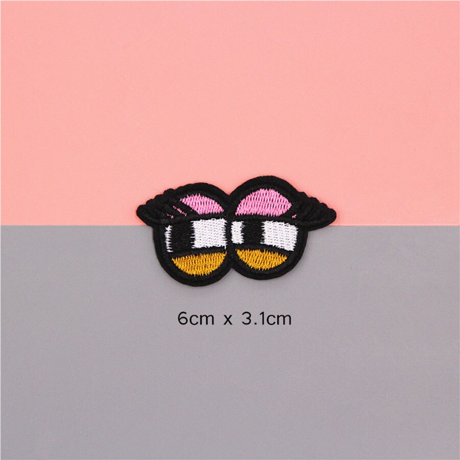 Patch brodé en tissu pour vêtements, casquette, autocollant, sac, fer à coudre sur application, bricolage, accessoires pour vêtements, BU149: BU149N4 Eye