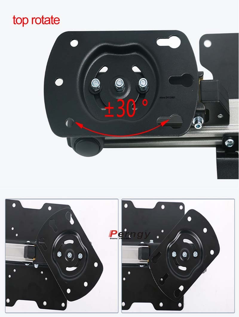 D-MOUNT CB-3L 17-37" Foldable LED LCD TV Screen Ceiling Holder Monitor Car Mount Hanger Wall Mount Rack Cabinet Mount