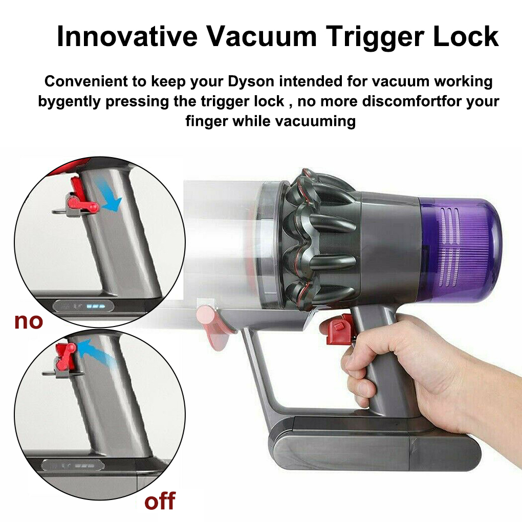 Trigger Lock Plastic Switch Button Replaceable Power Switch Vacuum Repair Part Replacement for Dyson V7 V8 V10 V11