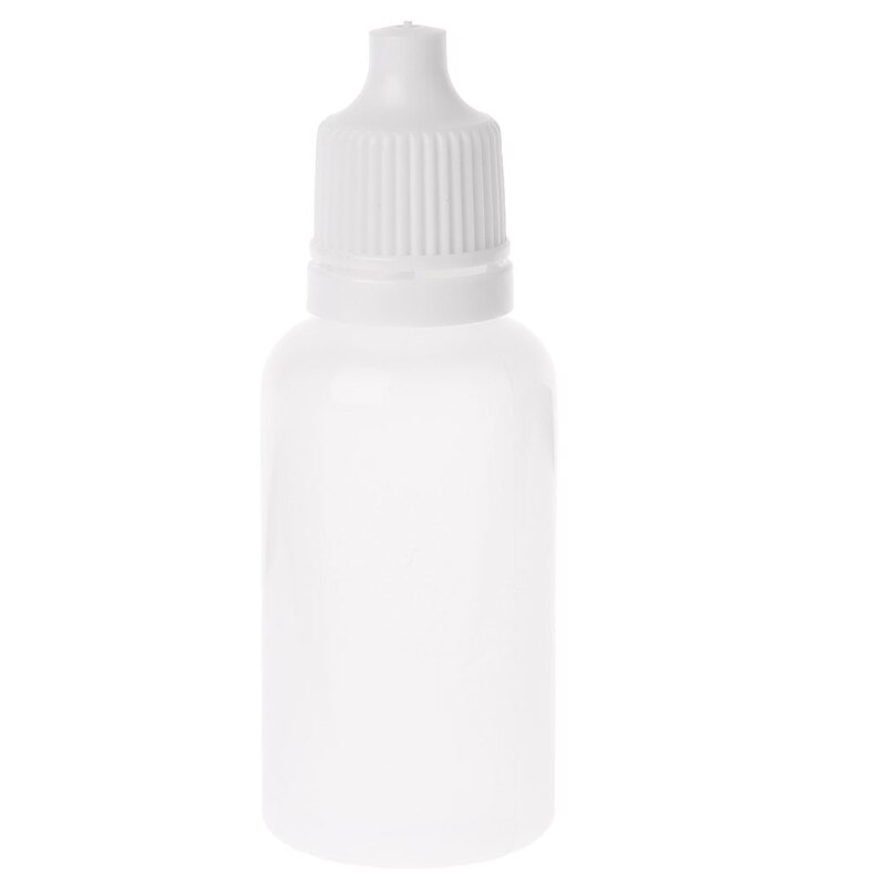 T84E 5-100ml Empty Plastic Squeezable Dropper Bottles Eye Liquid Dropper Container: 20ml
