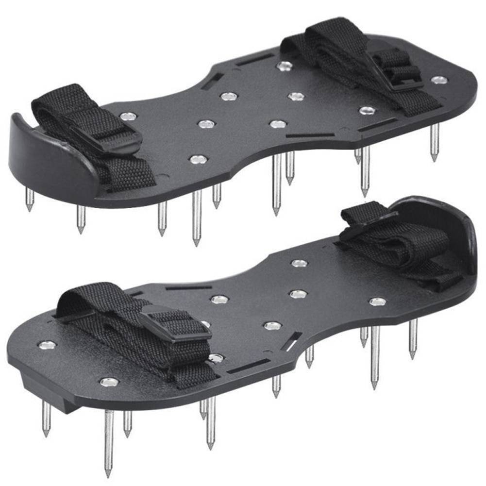 Sandalias de aireador de césped, zapatos de uñas para jardín, cultivador de césped, escarificación, aireador de césped, zapatos de uñas, herramienta de rasgado