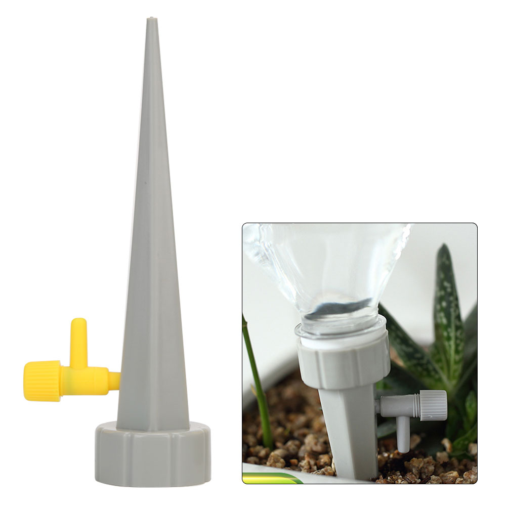 PVC Flower Automatic Watering Device Houseplant Plant Pot Imitation Bird Good Permeability Home Garden Plant Growing Accessories: Grey 1PCS