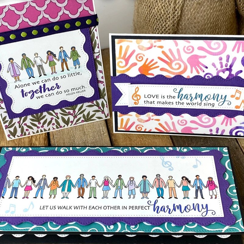 "tillsammans som en" genomskinlig silikon klar stämpel för scrapbooking pyssel dekoration mjuk stämpel