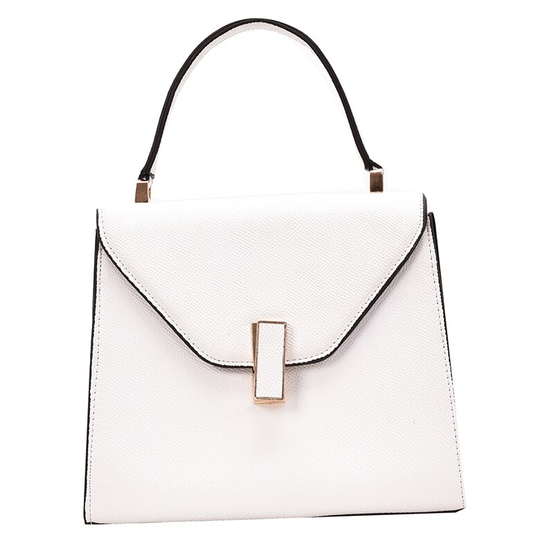 Women Small Pu Leather Shoulder Messenger Bags Ladies Crossbody Bags for Women Female Handbags: White