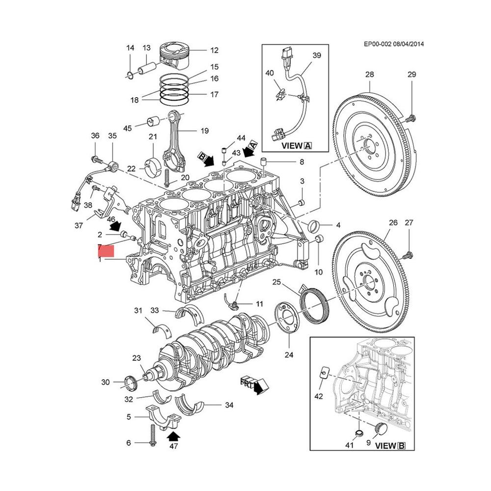 Automobile 55563957 Oil Check Valve Durable Convenient And Practical Automobile Accessories Oil Check Valve