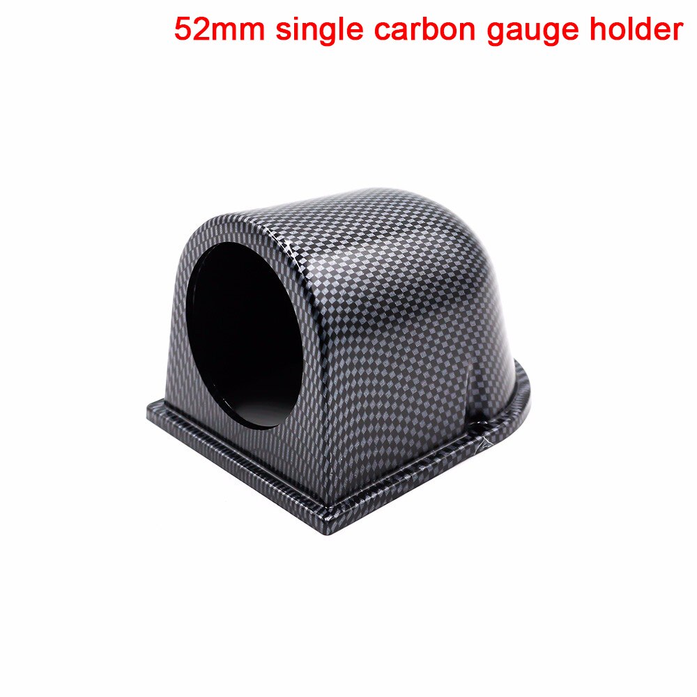 2INCH 2.5INCH Car Gauge Pod Universal Carbon Single Double Triple Meters Holder for Left Right Drive Car for 52mm 60mm Gauges: YC100567