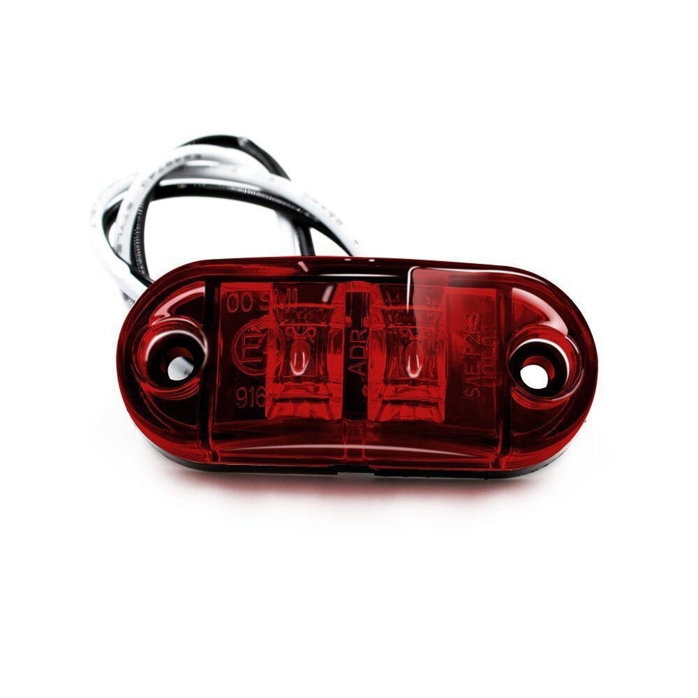 20PCS Side Lights Tail Stop Trailer Light Truck Indicator Light LED Tail Light 12v/24v Trailer LED Side Marker Lights
