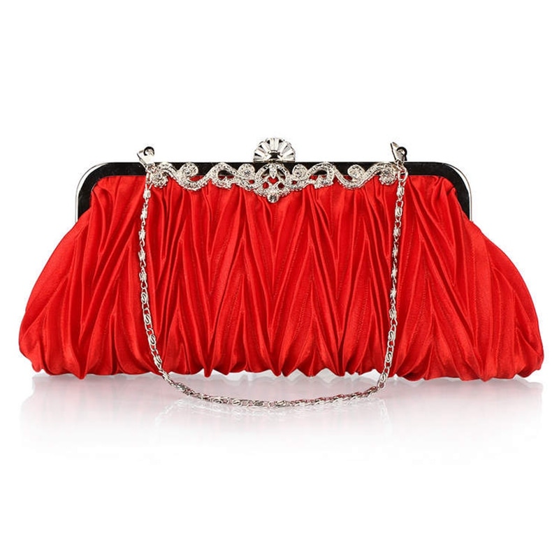 Mode Vrouwen Kleine Dag Clutch Eenvoudige Crystal Lady Party Banket Bruids Avondtassen Dating Handtassen en Portemonnee