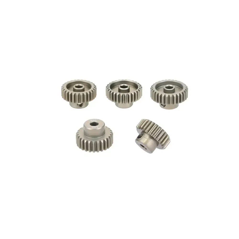 48P piñón 3.175mm 11T 15T 17T 18T 19T 20T 22T 24T 30T 13T-48T engranaje de Motor de aleación de aluminio para 1/8 1/10 1/12 1/14 1/16 1/18 RC Car