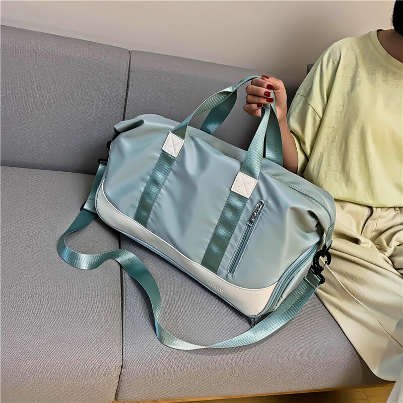 Brauch trocken nass Fitness Tasche Nylon Ausbildung Schulter Männer Tasche Reisen Yoga Fitnessstudio Tasche schwimmen Frauen Gymtas Tasche tragen an Gepäck duffle Tasche