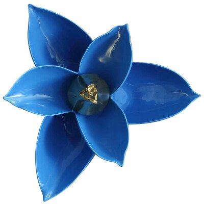 Kreative 3D Stereo Fisch Lotus Blatt Zauberstab Hängen Ornament Dekoration Hause Sofa Hintergrund Harz Blume Handwerk Hotel Wandbild: Stil22
