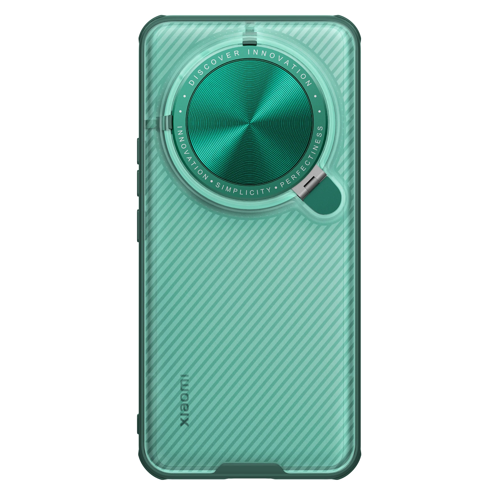 NILLKIN for Xiaomi Mi 15 Ultra / 14 Ultra / 13 Ultra 5G case Slide Lens Frosted 360 full Camera Protection CamShield Back cover: PE / army green