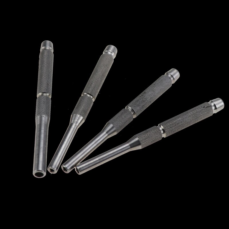 Nowy zestaw 13 okrągłe kołki, rozmiary 1/16, 5/64, 3/32, 1/8, 5/32, 3/16, 7/32, 1/4, 5/16 Szpilka dziurkacz stalowy narzędzie z uchwytem