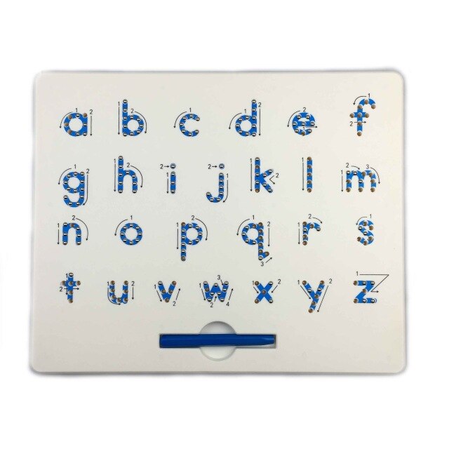 2 In 1 Magnetic Drawing Board Alphabet Letter Tracing Board Educational Letters Read Write Learning Alphabet Preschool: abc